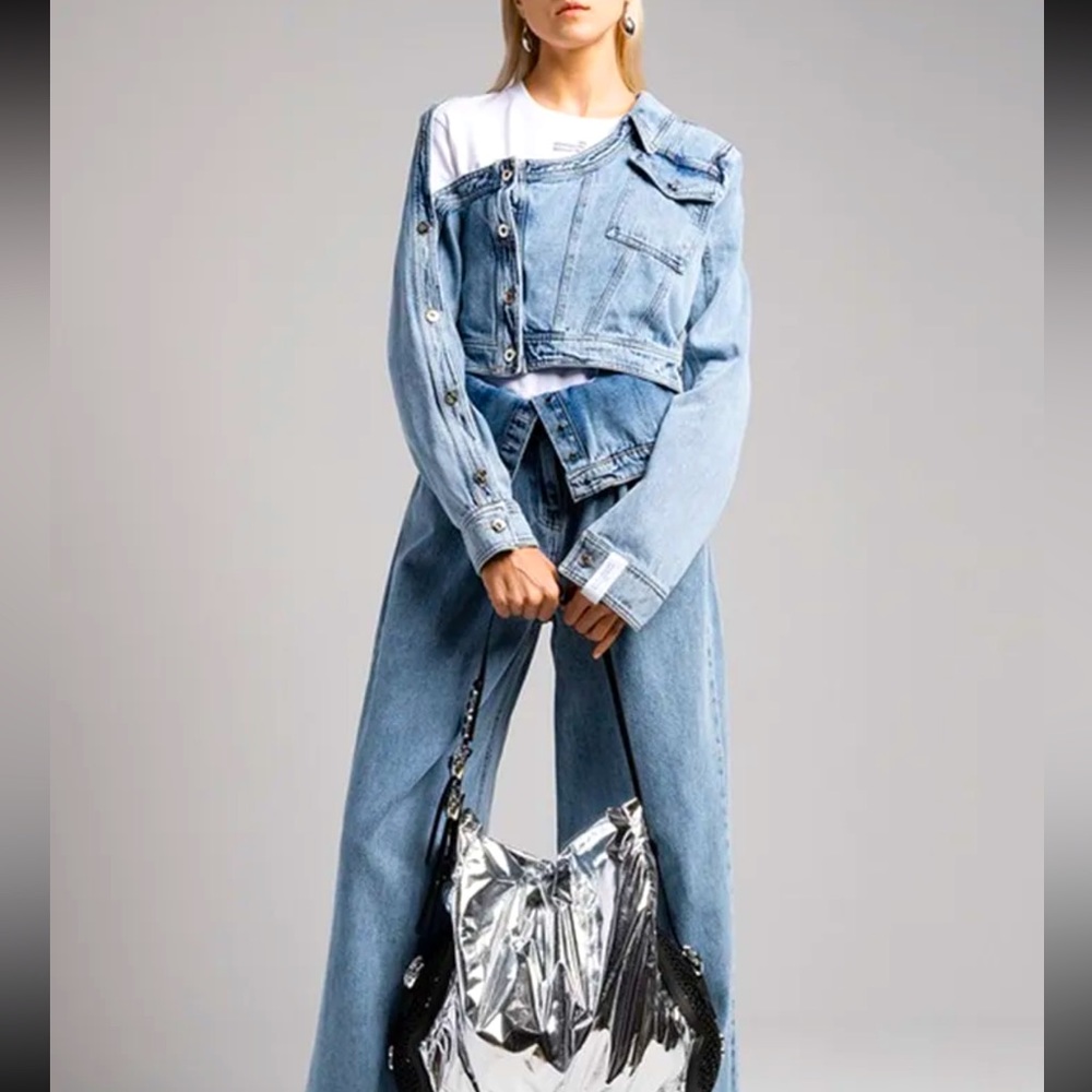 Women’s irregular Jean jacket